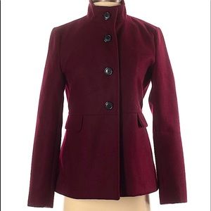Plum old navy peacoat
